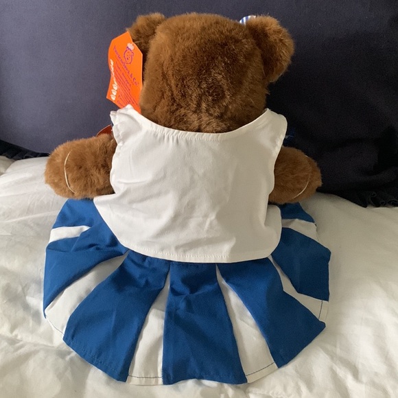Cheerleader Bear NWT, Pawsenclaws Co., 6-piece outfit, Pom Poms & Cheer Necklace - Picture 2 of 15